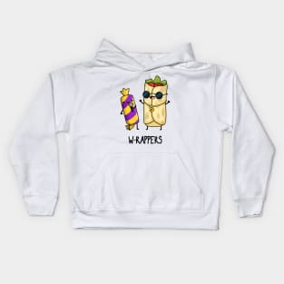 W-rappers Funny Burrito Pun Kids Hoodie